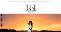 Desktop Screenshot of karennicolephotography.com