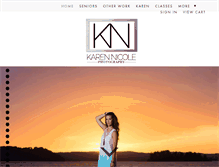 Tablet Screenshot of karennicolephotography.com